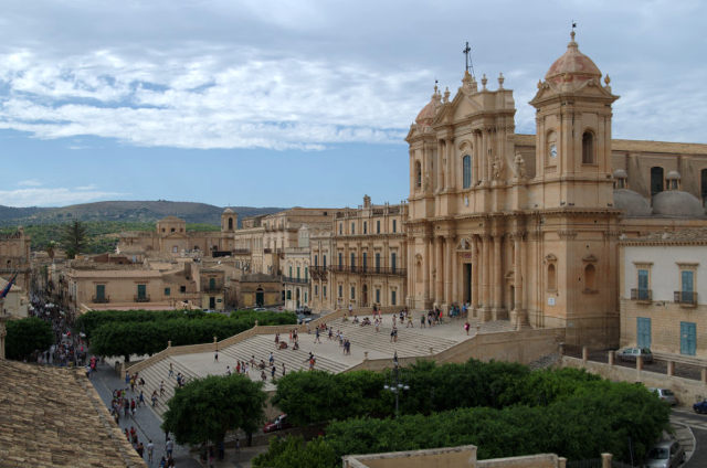 Noto (Sicily), seen from an elevated position