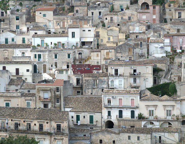 houses in Noto, Sicily