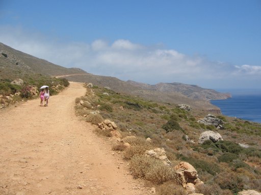 baia di Gramvousa: il percorso che porta alla meta