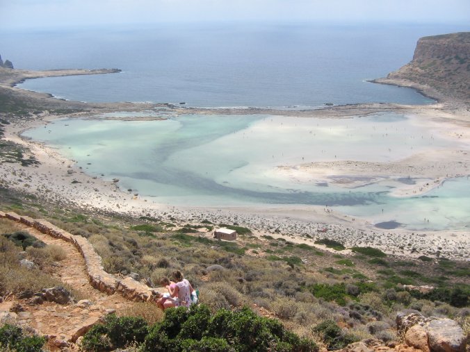 baia di Gramvousa: vista dall'alto