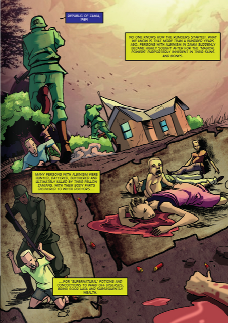 fumetto Under the sun: la guerra civile