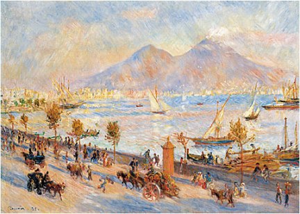 La baia di Napoli vista da Renoir