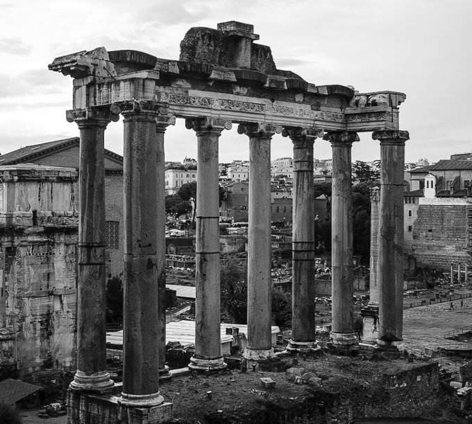 the temple of Jupiter on the Capitoline Hill, Rome