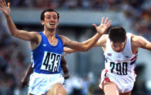 Pietro Mennea wins the gold medal in 1979