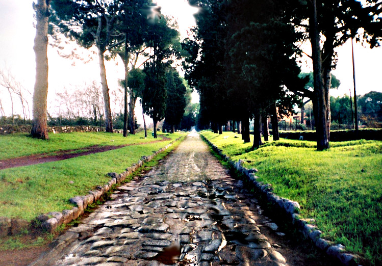 the Appian Way in Rome