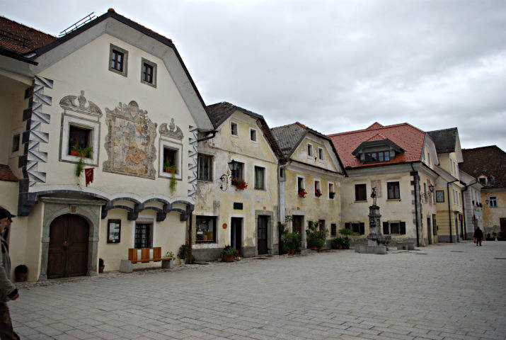 il centro di Radovljica