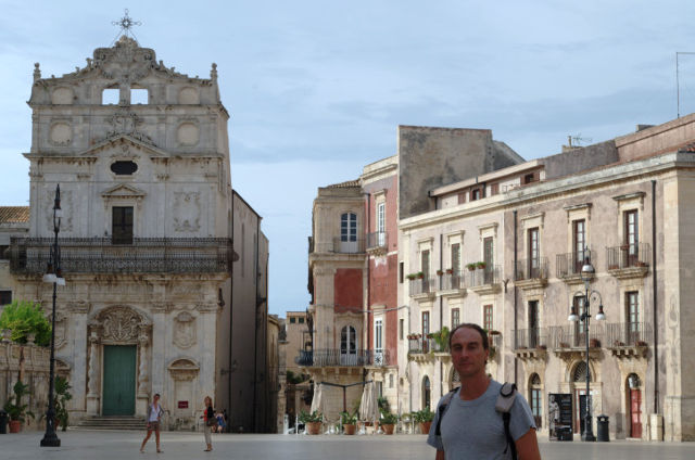 the island of Ortigia, the old Syracuse, Sicily