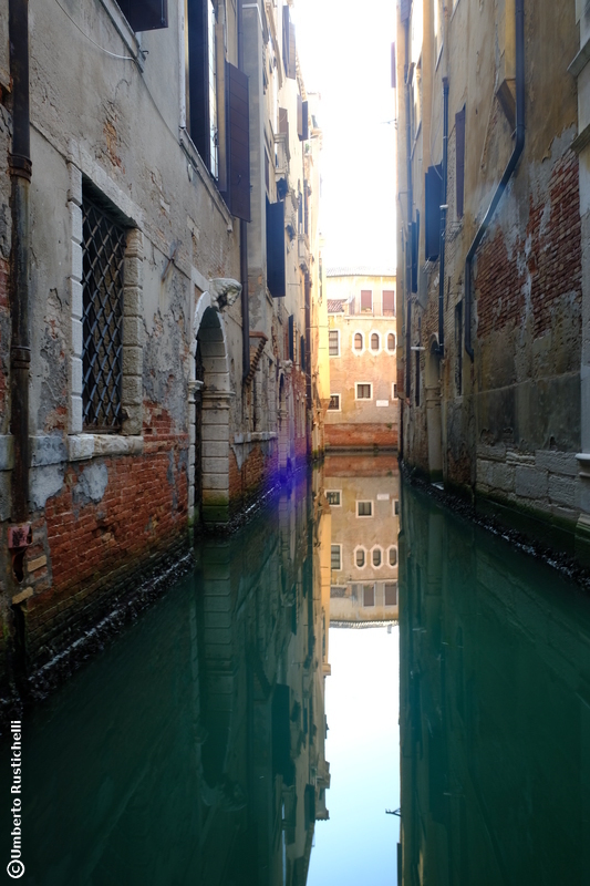 Venice, long exposure shot in a calle