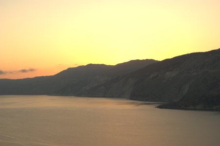 Il mare di Kiriaki visto dalla villa