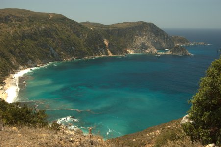 Spiaggia di Petanì vista dall'alto