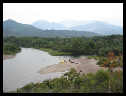 affitto canoe alla foce del fiume Fangu