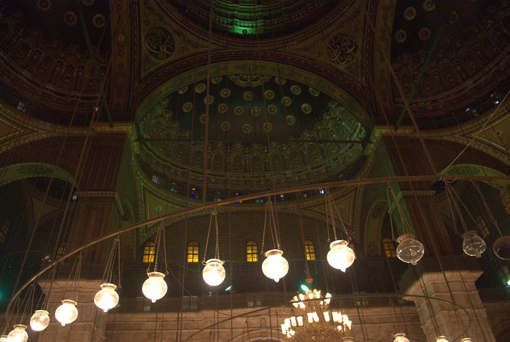 interno della Moschea di Mohammed Ali