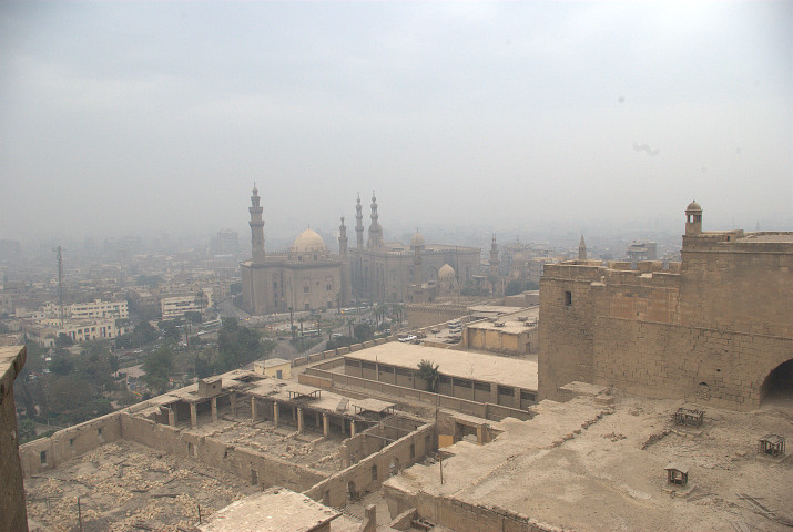 vista del Cairo della Moschea di Mohammed Ali