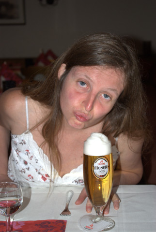La Contessa del Calzino e la birra locale Honer