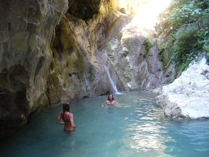 pozza della cascata di Nidri