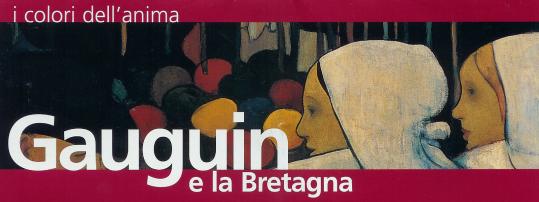 Napoli, volantino della mostra di Gauguin a Castel Sant'Elmo