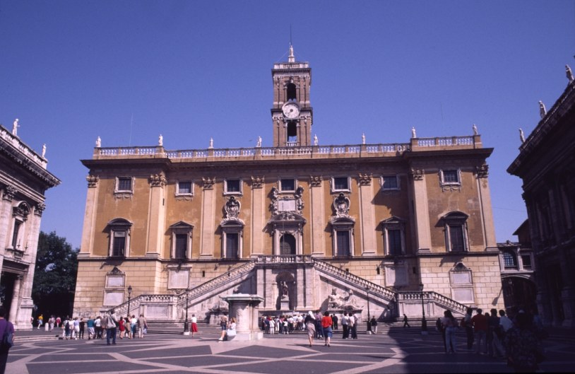 piazza del Campidoglio (senza la statua di Marco Aurelio)