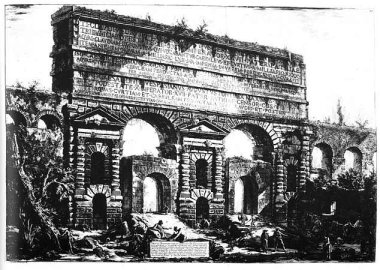 Porta Maggiore vista dal Piranesi