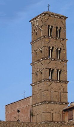 campanile della chiesa di Santa Francesca Romana