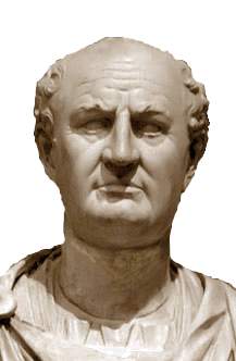 The emperor Vespasian